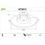 Bremsscheibe 673013