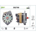 Valeo 592786 Generator ORIGINS - NEW O.E. TECHNOLOGIE Valeo 592786 Generator ORIGINS - NEW O.E. TECHNOLOGIE