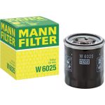 MANN-FILTER W 6025 Ölfilter M20x1.5, mit einem Rücklaufsperrventil, Anschraubfilter MANN-FILTER W 6025 Ölfilter M20x1.5, mit einem Rücklaufsperrventil, Anschraubfilter