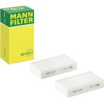 MANN-FILTER CU 1721-2 Innenraumfilter, Partikelfilter MANN-FILTER CU 1721-2 Innenraumfilter, Partikelfilter