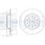 Delphi BG3954 Bremsscheibe Delphi BG3954 Bremsscheibe
