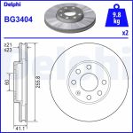 Bremsscheibe BG3404 Bremsscheibe BG3404