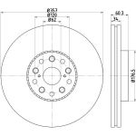 Bremsscheibe 8DD 355 116-911