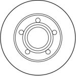 TRW DF1542 Bremsscheibe TRW DF1542 Bremsscheibe