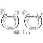 Bremsbackensatz 8DB 355 022-681