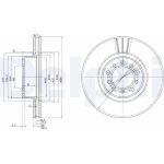 Delphi BG2372 Bremsscheibe Delphi BG2372 Bremsscheibe