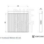 Filter, Innenraumluft ADBP250081 Filter, Innenraumluft ADBP250081