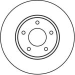 Bremsscheibe DF4095