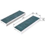 BOSCH 0 986 628 510 Innenraumfilter BOSCH 0 986 628 510 Innenraumfilter