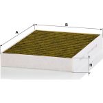 MANN-FILTER FP 34 003 Innenraumfilter FreciousPlus Aktivkohlefilter mit Polyphenol, antibakteriell, Feinstaubfilter (PM 2.5) MANN-FILTER FP 34 003 Innenraumfilter FreciousPlus Aktivkohlefilter mit Polyphenol, antibakteriell, Feinstaubfilter (PM 2.5)