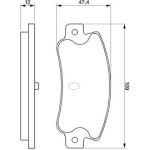 BOSCH 0 986 461 770 Bremsbelagsatz, Scheibenbremse BOSCH 0 986 461 770 Bremsbelagsatz, Scheibenbremse