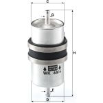 Mann-Filter WK 68/4 Kraftstofffilter Mann-Filter WK 68/4 Kraftstofffilter