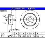 Bremsscheibe 24.0109-0146.1
