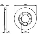 BOSCH 0 986 478 257 Bremsscheibe BOSCH 0 986 478 257 Bremsscheibe
