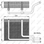 Verdampfer, Klimaanlage 36151 Verdampfer, Klimaanlage 36151