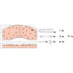 Bremsbelagsatz, Scheibenbremse GDB5072 Bremsbelagsatz, Scheibenbremse GDB5072