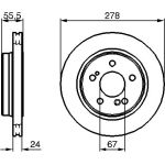 Bremsscheibe 0 986 479 133 Bremsscheibe 0 986 479 133