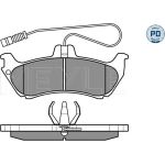 Meyle 025 231 9017/PD Bremsbelagsatz, Scheibenbremse MEYLE-PD: Advanced performance and design Meyle 025 231 9017/PD Bremsbelagsatz, Scheibenbremse MEYLE-PD: Advanced performance and design