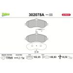 Bremsbelagsatz, Scheibenbremse 302078A Bremsbelagsatz, Scheibenbremse 302078A