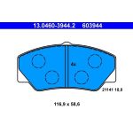 ATE 13.0460-3944.2 Bremsbelagsatz, Scheibenbremse ATE 13.0460-3944.2 Bremsbelagsatz, Scheibenbremse
