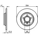 Bremsscheibe 0 986 478 569 Bremsscheibe 0 986 478 569