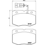 Bremsbelagsatz, Scheibenbremse P A6 019 Bremsbelagsatz, Scheibenbremse P A6 019
