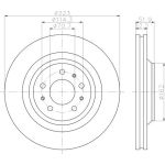 Bremsscheibe 8DD 355 120-251