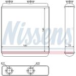 Wärmetauscher, Innenraumheizung 72663 Wärmetauscher, Innenraumheizung 72663