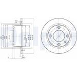 Delphi BG2691 Bremsscheibe Delphi BG2691 Bremsscheibe