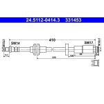 ATE 24.5112-0414.3 Bremsschlauch ATE 24.5112-0414.3 Bremsschlauch