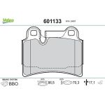 Valeo 601133 Bremsbelagsatz, Scheibenbremse