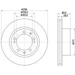 Bremsscheibe 8DD 355 103-461 Bremsscheibe 8DD 355 103-461