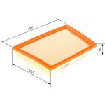 BOSCH F 026 400 360 Luftfilter BOSCH F 026 400 360 Luftfilter