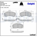 Delphi LP941 Bremsbelagsatz, Scheibenbremse