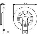 Bremsscheibe 0 986 479 466 Bremsscheibe 0 986 479 466