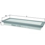 Luftfilter LX 2033 Luftfilter LX 2033