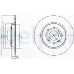 Delphi BG4385C Bremsscheibe Delphi BG4385C Bremsscheibe