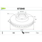 Bremsscheibe 673040