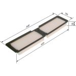 BOSCH 1 987 431 165 Innenraumfilter BOSCH 1 987 431 165 Innenraumfilter