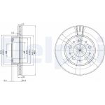 Delphi BG2425C Bremsscheibe