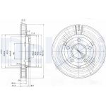 Delphi BG3144 Bremsscheibe Delphi BG3144 Bremsscheibe