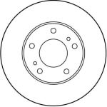 TRW DF3112 Bremsscheibe