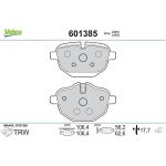 Valeo 601385 Bremsbelagsatz, Scheibenbremse Valeo 601385 Bremsbelagsatz, Scheibenbremse