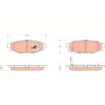 Bremsbelagsatz, Scheibenbremse GDB3373 Bremsbelagsatz, Scheibenbremse GDB3373