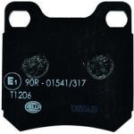 Bremsbelagsatz, Scheibenbremse 8DB 355 009-041