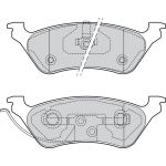 Bremsbelagsatz, Scheibenbremse 302057 Bremsbelagsatz, Scheibenbremse 302057