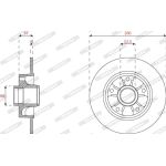 Ferodo DDF2824C-1 Bremsscheibe PREMIER