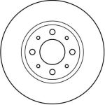 Bremsscheibe DF2621 Bremsscheibe DF2621