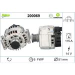 Valeo 200069 Generator CORE-FLEX Valeo 200069 Generator CORE-FLEX
