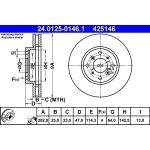 Bremsscheibe 24.0125-0146.1